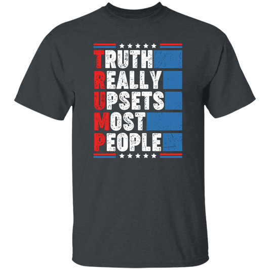 Truth Really Upsets Most People, American Tone, Retro Trump Unisex T-Shirt