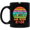 Lab Week 2024, Love Laboratory, Love Chemistry Black Mug