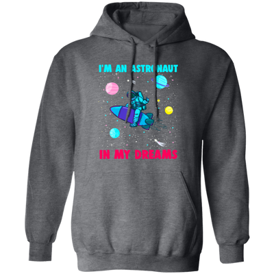 Astronaut In Space Shuttle Rocket, Galaxy Orbit Saturn, Love Galaxy Pullover Hoodie