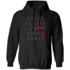 I Love You Alphabet, Valentine Alphabet, Love Valentine Pullover Hoodie