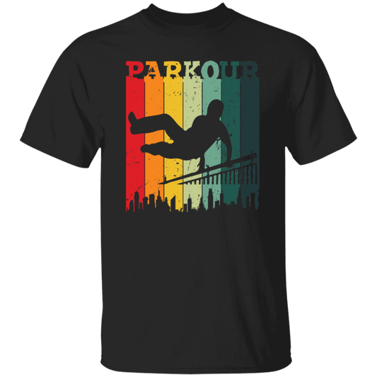 Retro Parkour Gift, Athlete Parkour, Freerunning, Freerunners Gift Unisex T-Shirt