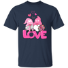 Gnome Couple, Cute Couple, Pink Gnome, Love Couple, Valentine's Day, Trendy Valentine Unisex T-Shirt