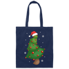 Funny Christmas Tree, Christmas Tree, Love Xmas, Merry Christmas, Trendy Chrismas Canvas Tote Bag