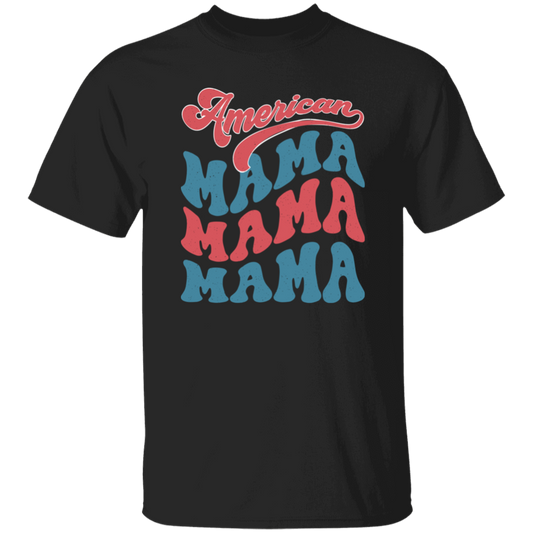 Retro Mama, American Mama, Mother America, Mommy Unisex T-Shirt