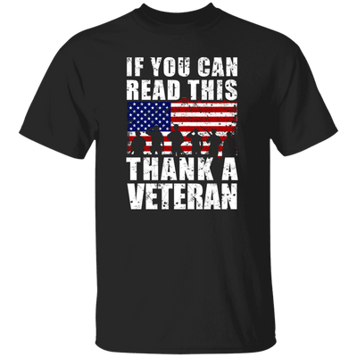 If You Can Read This, Thank A Veteran, I Am A Veteran, Love Vegetable Unisex T-Shirt