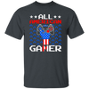 All American Gamer, America Gaming, American Flag Unisex T-Shirt