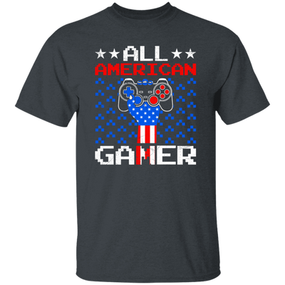 All American Gamer, America Gaming, American Flag Unisex T-Shirt