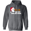 Merry Christmas, Santa Claus, Santa Pacman, Gingerbread Pullover Hoodie