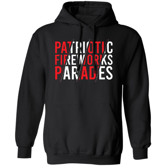 Patriotic Fireworks Parades, July 4th, America Lover Pullover Hoodie