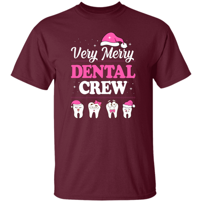 Very Merry Dental Crew, Set Of Tooth, Trendy Christmas, Merry Christmas, Trendy Christmas Unisex T-Shirt