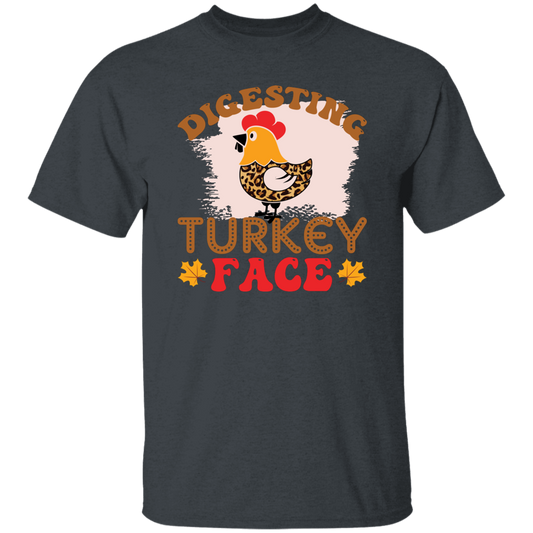 Digesting Turkey Face, Turkey_s Day, Thanksgiving Chicken Unisex T-Shirt