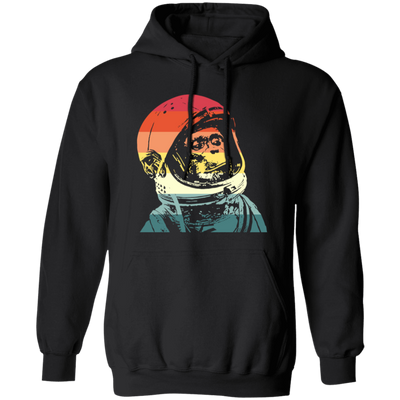 Cool Space Monkey Astronaut, Monkey In The Spaces, Retro Style, Love Monkey Pullover Hoodie