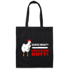 Guess What Chicken Butt, Funny Chicken, Best Chicken, What Butt Canvas Tote Bag