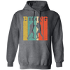 Boxing Lover, Love Boxing, Boxing Silhouette, Retro Boxing Pullover Hoodie