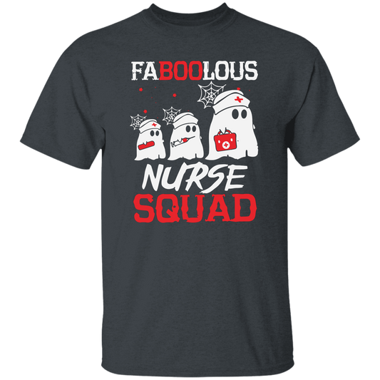 Faboolous Nurse Squad, Boo Ghost Nurse, Nurse Squad Halloween, Trendy Halloween Unisex T-Shirt