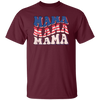 Groovy Mama, Retro Mama, American Mama, Mommy Unisex T-Shirt