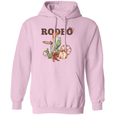 Rodeo Gift, Cowboy Gift, Live In Desert, American Cowboy Pullover Hoodie