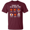 Basketball Fan, Research Basketball In My Spare Time Unisex T-Shirt