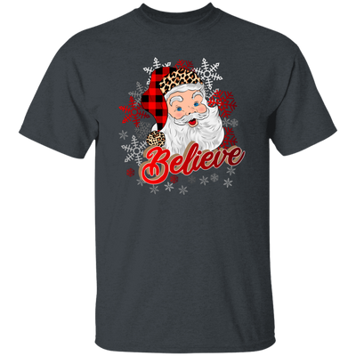 I Believe In You, Christmas Snowflake, Santa Claus, Merry Christmas, Trendy Christmas Unisex T-Shirt