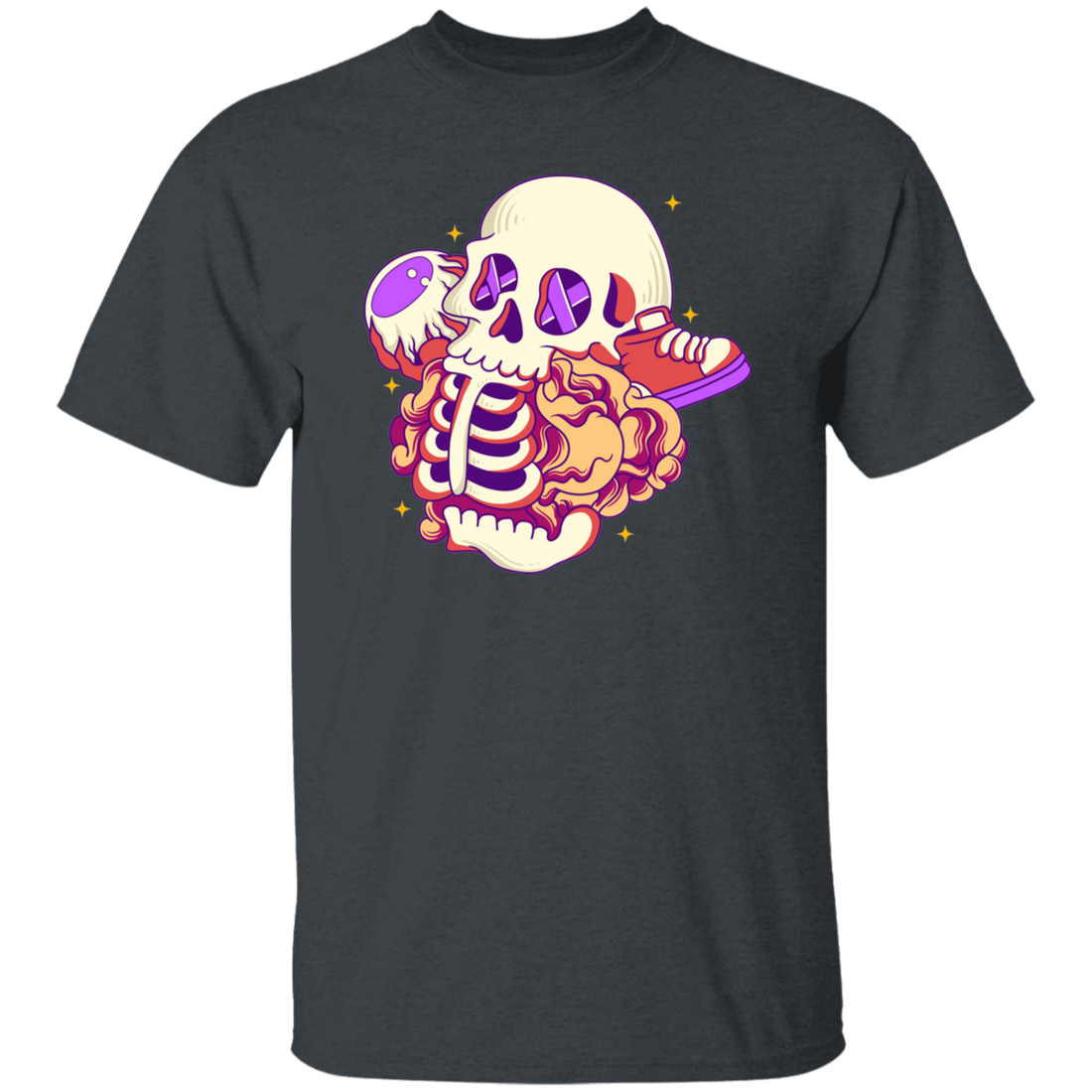Skull Lover, Sneaker Lover, Skull Eat Sneaker, Psychology Skull Unisex T-Shirt