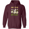 Chrysanthemum Lover Gift, Don't Touch My Plant Pullover Hoodie