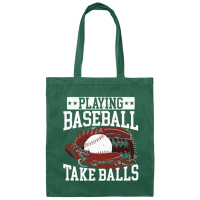 Baseball Lover, Playing Baseball Gift, Take Balls, Love Baseball, My Best Sport Canvas Tote Bag