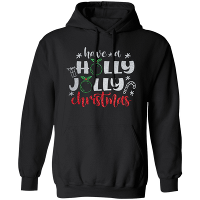 Have A Holly Jolly, Glitter Christmas, Blink Christmas, Merry Christmas, Trendy Christmas Pullover Hoodie