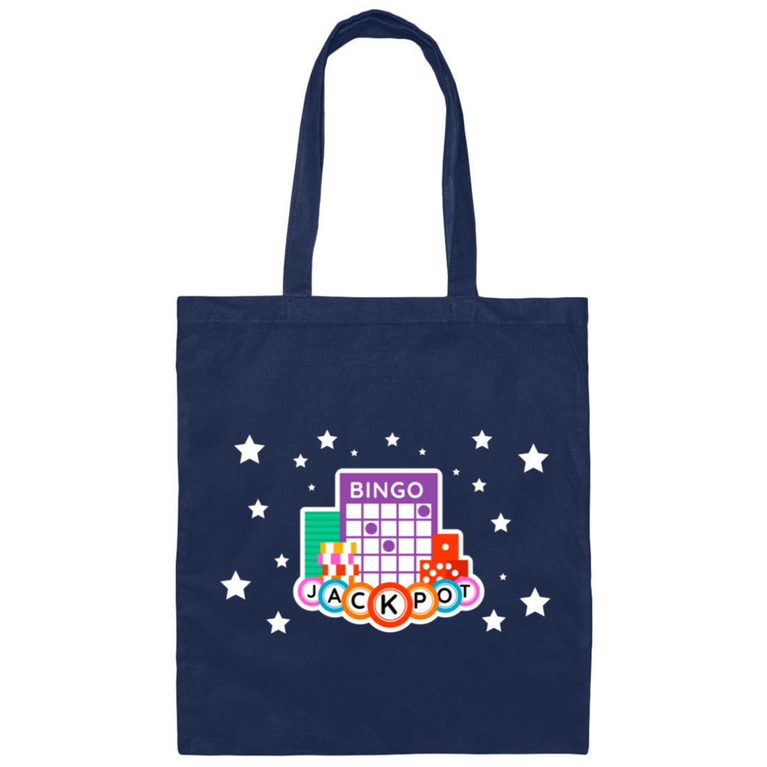Jackpot Prize, Bingo Jackpot, Bingo Game, Lucky Gift Canvas Tote Bag