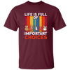 Retro Guitar Gift, Life Is Full Of Important Choices, Love Music Unisex T-Shirt