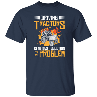 Problem Solution Tractor, Farming Agriculture Unisex T-Shirt