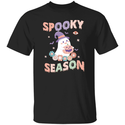 Spooky Season, Happy Halloween, Cute Boo Unisex T-Shirt