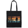 Girl Gift, Love My Girl Retro, Every Girl Need A Little Rip In Her Jeans, Retro Girl Gift Canvas Tote Bag