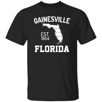 Gainesville, Florida, EST 1854, Florida Silhouette, American State Unisex T-Shirt