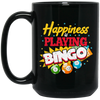 Bingo Love Gift, Happiness Playing Bingo, Best Of Bingo, Love To Bet Black Mug