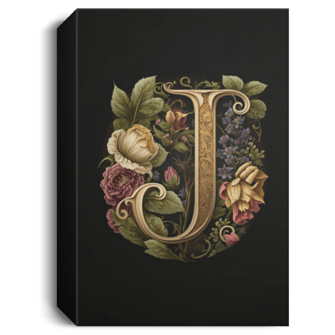 J Letter, Gift For Who Named J Letter, Classic J Gift Canvas