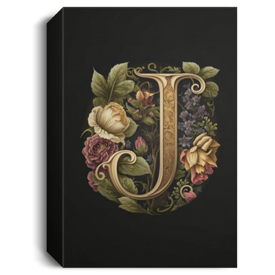 J Letter, Gift For Who Named J Letter, Classic J Gift Canvas