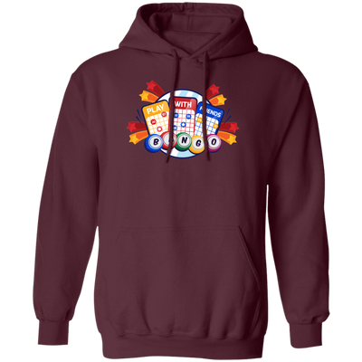 Play With Friend, Bingo Game, Love This Game, Bingo Game Pullover Hoodie