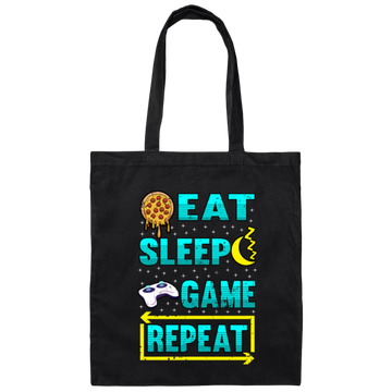 Gamer Funny Saying Gamble Gambler Gift Geek Canvas Tote Bag