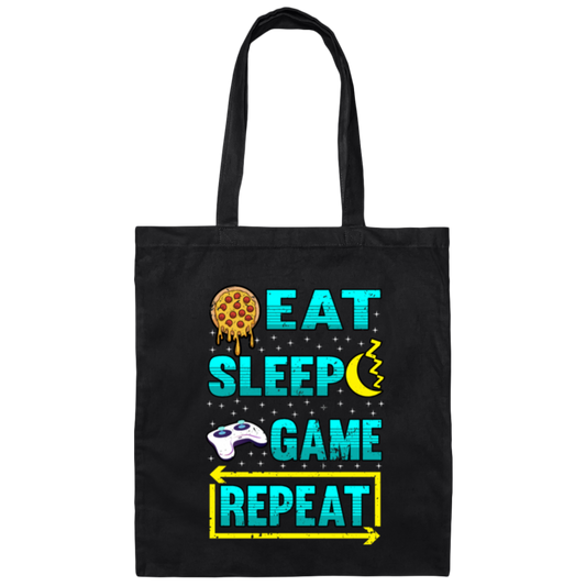 Gamer Funny Saying Gamble Gambler Gift Geek Canvas Tote Bag