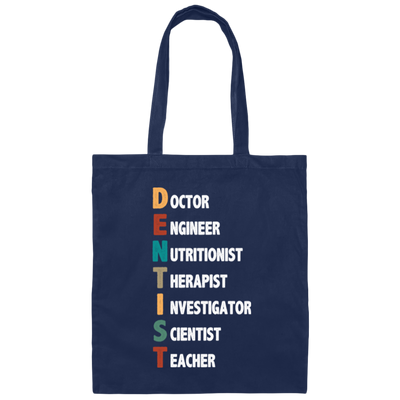 Dentist Lover Best Gift For Dentist Love Nurse My Nurse Canvas Tote Bag