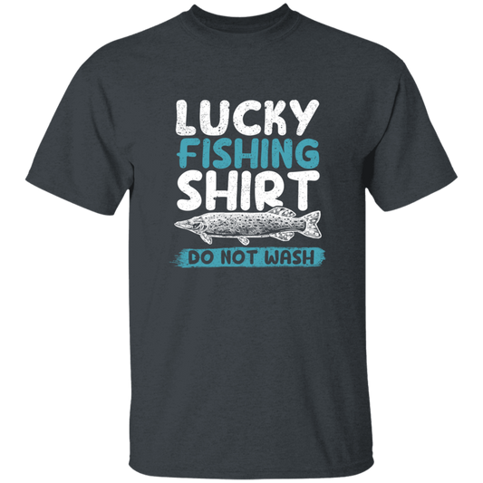 Lucky Fishing Shirt, Do Not Wash, Vintage Fishing Lover, Love Fishing Unisex T-Shirt