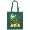 Bee Keeper Gnome, Bee Gnome, Bumble Bees, Bee Keeper Lover Gift, Best Bee Canvas Tote Bag