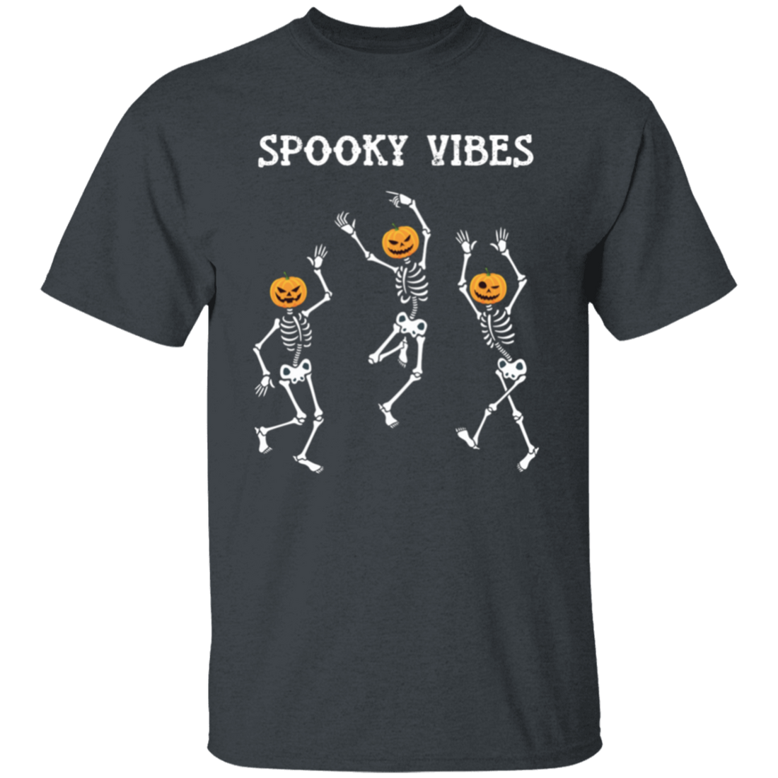 Dancing Skeleton, Spooky Vibes, Happy Halloween Unisex T-Shirt