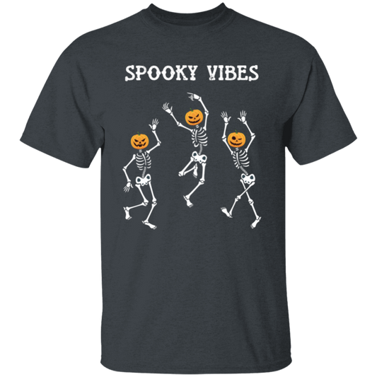 Dancing Skeleton, Spooky Vibes, Happy Halloween Unisex T-Shirt