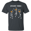 Dancing Skeleton, Spooky Vibes, Happy Halloween Unisex T-Shirt