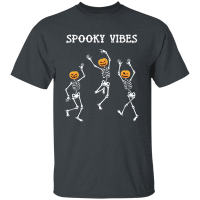 Dancing Skeleton, Spooky Vibes, Happy Halloween Unisex T-Shirt