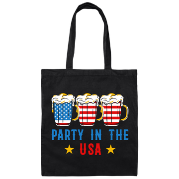 Party In The USA, American Party, American Beer Canvas Tote Bag