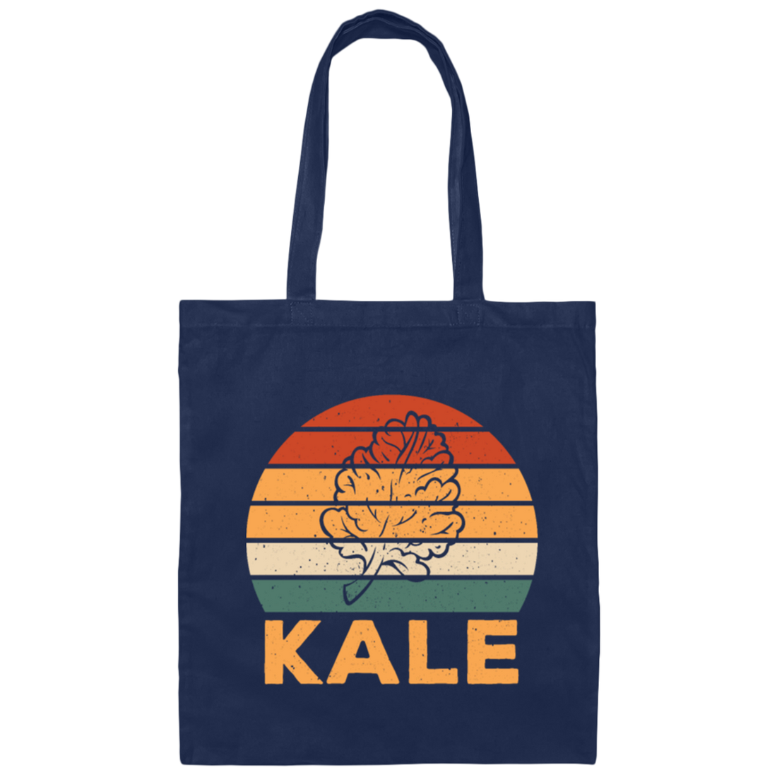 Kale Lover, Cabbage Gift, Kale Cabbage, Retro Kale Gift, Love Kale Vintage Canvas Tote Bag