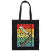Barber Vintage, Love Barber Gift, Retro Barber, Barber In Classic Canvas Tote Bag