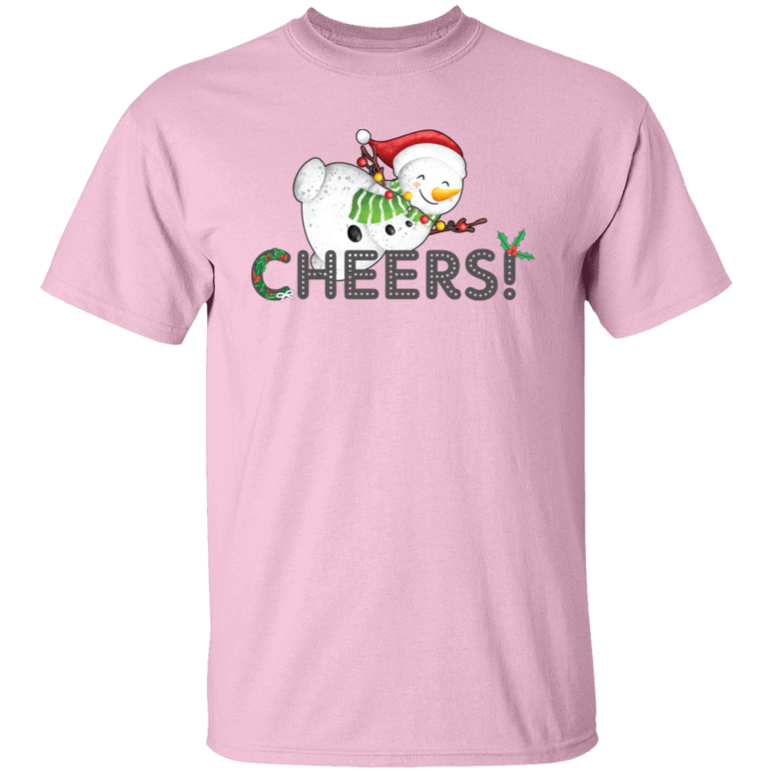 Cheers Christmas, Snowman Xmas, Merry Christmas, Trendy Christmas Unisex T-Shirt